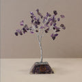 Amethyst Gemstone Tree with Orgonite Base - 80 Stone
