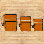 Orange Canvas Tablet Pouch