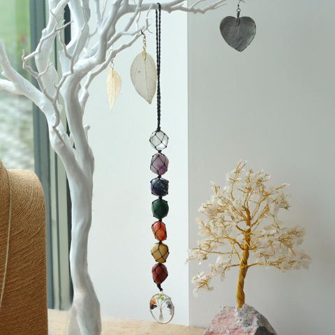 Tree of Life Hanging Chakra Stone  Pendant