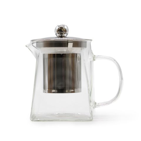 Tower Shape Glass Infuser Teapot  350ml