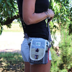 Body-Cross Natural Hemp & Jhari Travel Bag