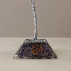 Amethyst Gemstone Tree with Orgonite Base - 80 Stone