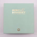 Wedding Blessings  White & Ivory Soap Flower Square Box