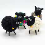 Multi Colours Little Felt Sheep