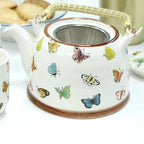 Butterflies Herbal Teapot Set