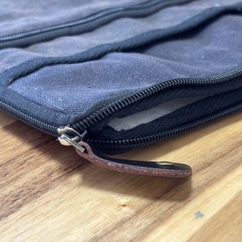 Charcoal Stonewash Tablet Pouch (21x29cm )