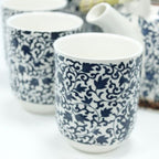 Blue Pattern Herbal Teapot Set
