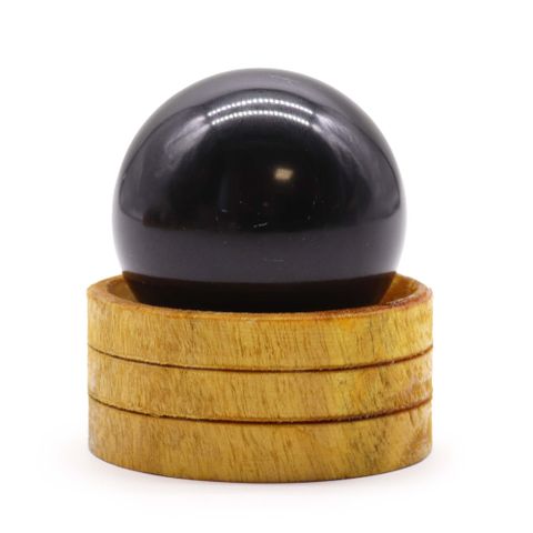 Tourmaline Gemstone Sphere with Stand  50mm