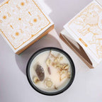 The Lion Hop Hare Crystal Magic Flower Candle