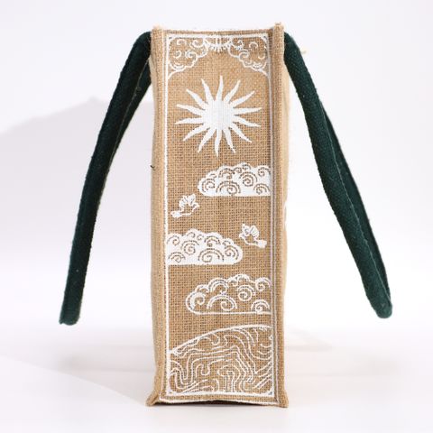 I am Bright Hop Hare Jute Big Bag