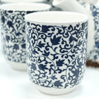 Blue Pattern Herbal Teapot Set