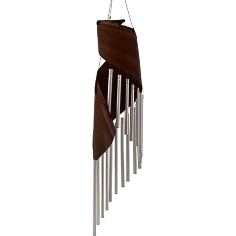Chocolate Coconut Leaf Wind Chimes