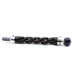Amethyst Copper Pipe Spiral Carving Healing Wand