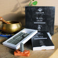 Black Wood Pack of 15 Natural Incense Smudge Bricks and Burner