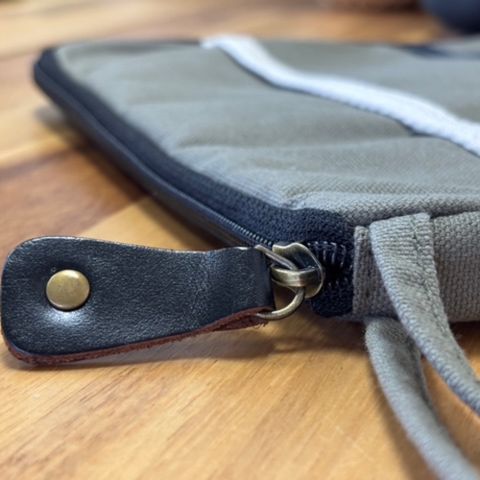 Olive Canvas Tablet Pouch ( 21x29cm )