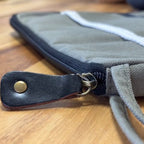 Olive Canvas Tablet Pouch ( 21x29cm )