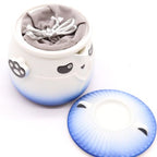 Sky Blue Panda Teapot Set & Three Cups