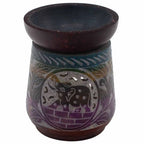 Elephant Five Colours Large Soapstone Oil Burner