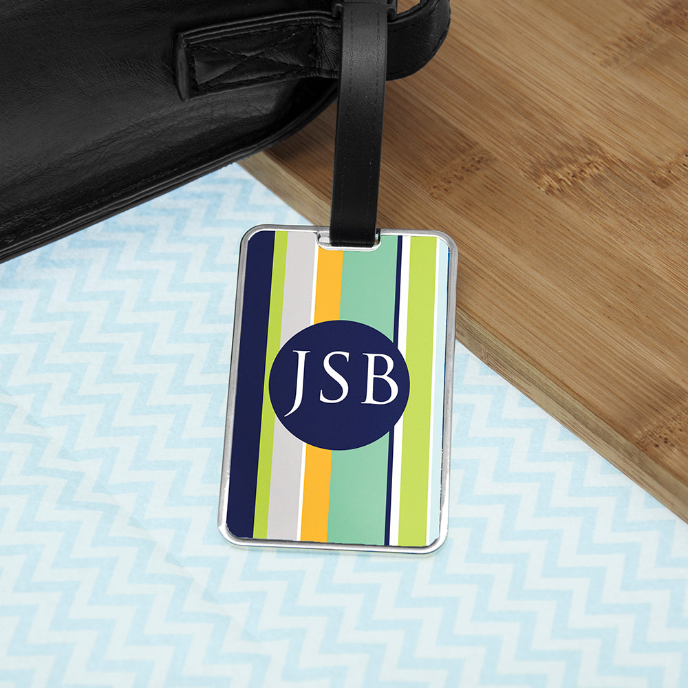 Eleanoras Multi-Layered Monogrammed Luggage Tag Luggage Tags