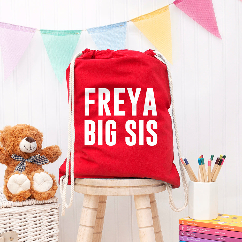 Eleanoras Girl's Personalised Sister Gym Bag PE Kit Bags