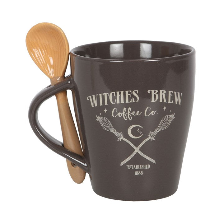 Eleanoras WITCHES BREW COFFEE CO MUG & SPOON SET MUGS