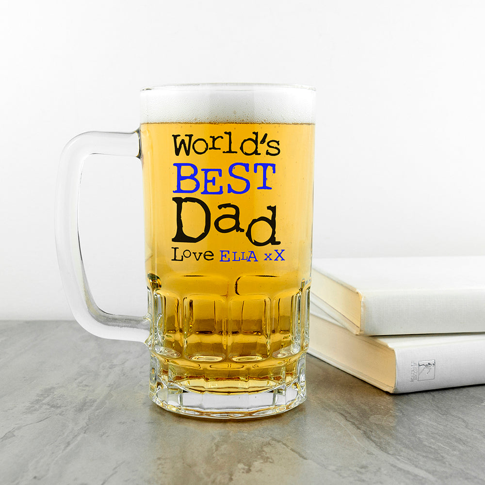 Eleanoras WORLDS BEST DAD BEER TANKARD Glassware