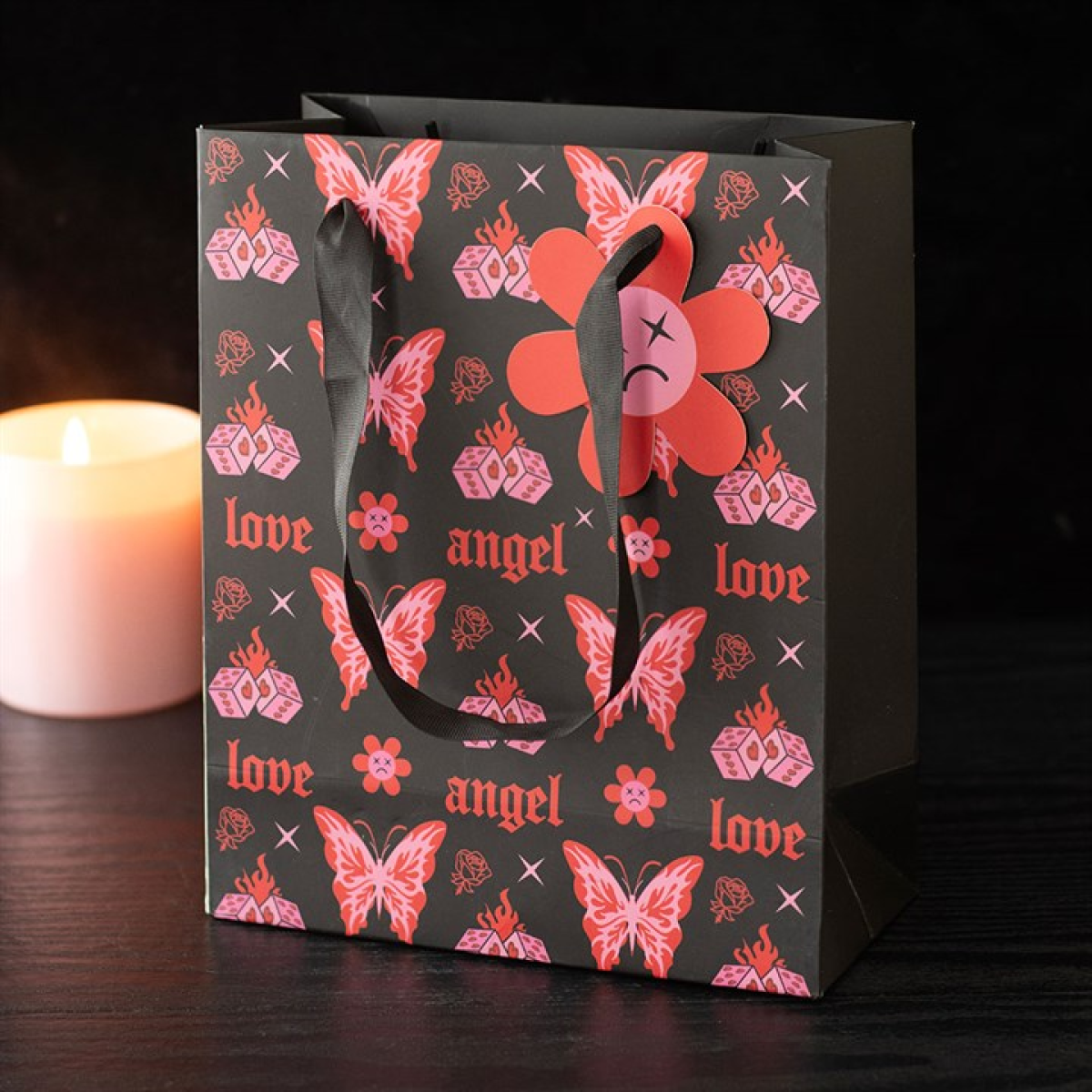 Flaming Butterfly Medium Gift Bag
