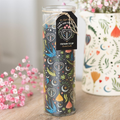 Midnight Bloom Print French Tulip Tube Candle
