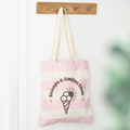 Pink Scoops & Smiles Club  Tote Bag