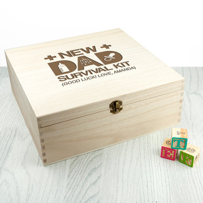 NEW DAD SURVIVAL PERSONALISED BOX