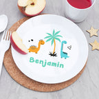 Eleanoras Personalised Childrens Dinosaur Plate Bowls & Plates