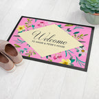 Eleanoras Floral Personalised Indoor Doormat Doormats