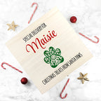 Personalised Pet Paw Christmas Treats Box