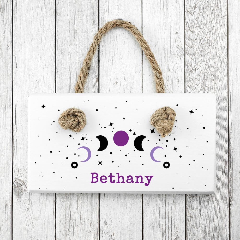 Personalised Celestial Moon Phase Sign