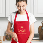 Eleanoras Personalised Contemporary Queen of the Kitchen Apron Aprons