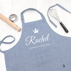 Eleanoras Personalised Contemporary Queen of the Kitchen Apron Aprons