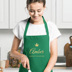 Eleanoras Personalised Contemporary Queen of the Kitchen Apron Aprons
