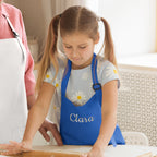 Eleanoras Personalised Children's Blue Waterproof Apron Aprons
