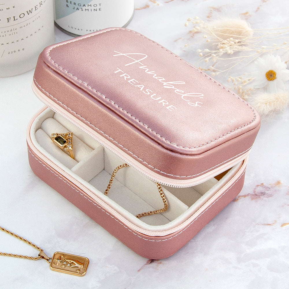 Eleanoras MY TREASURE PINK JEWELLERY CASE 