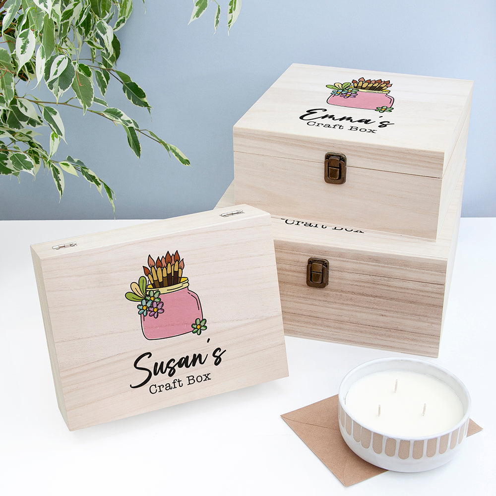 PERSONALISED CRAFT BOX