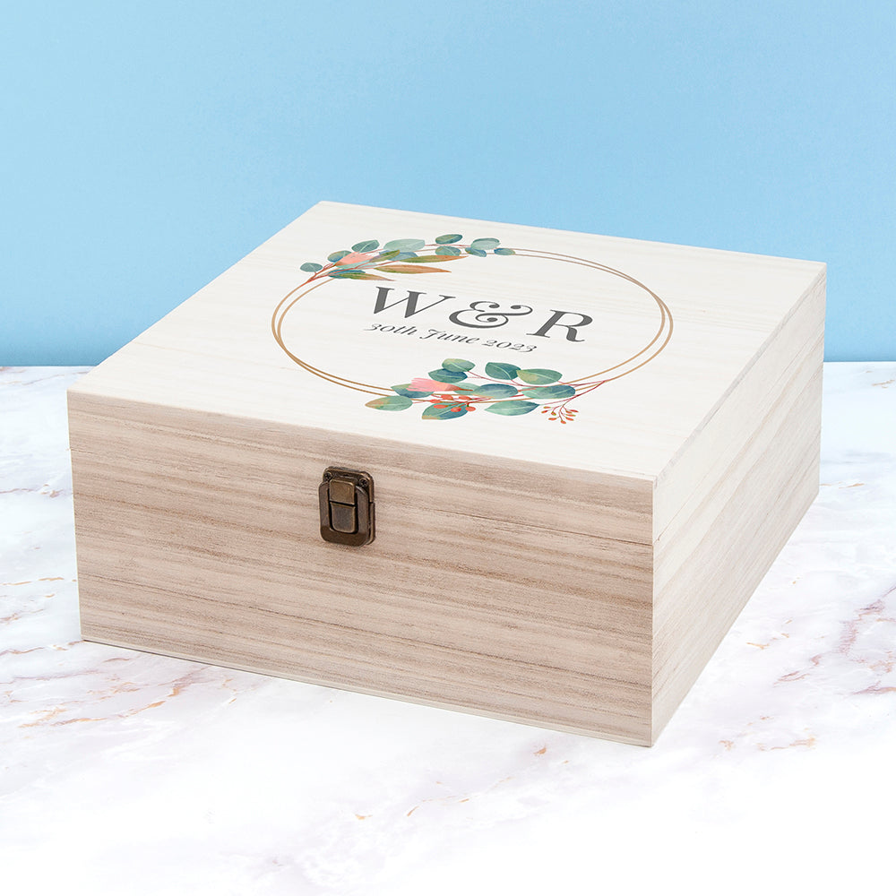 Eleanoras Personalised Wedding Date Memory Box Boxes & Chests