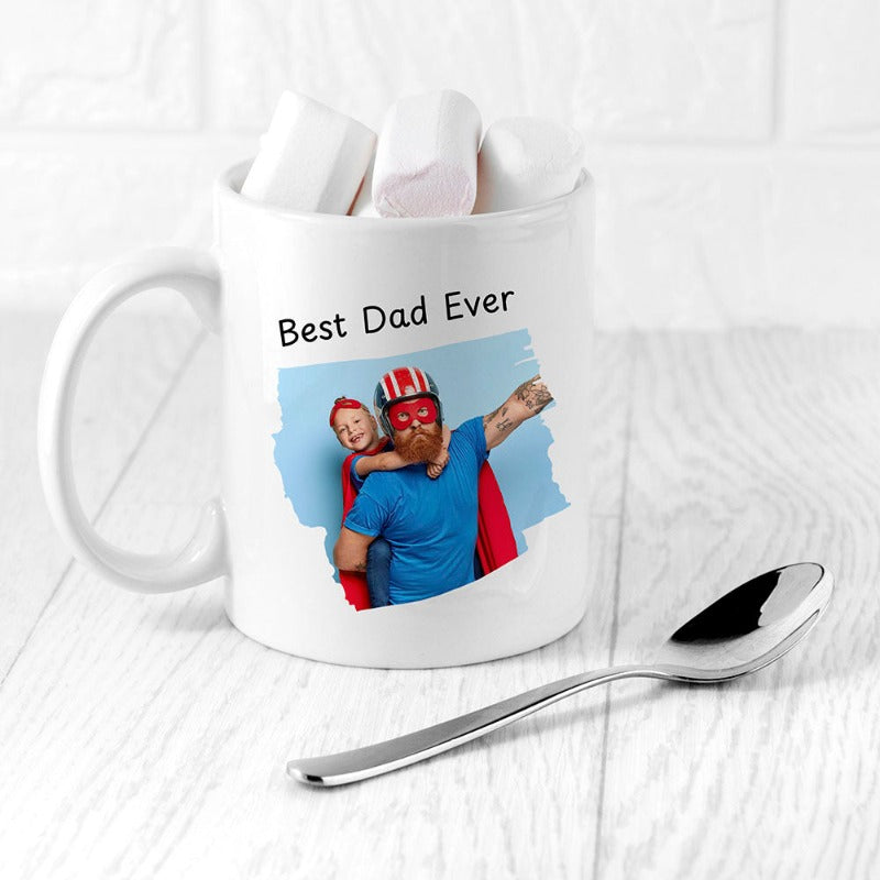 BEST DAD PERSONALISED PHOTO MUG