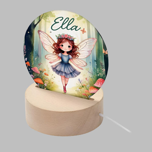 Eleanoras WOODLAND FAIRY PERSONALISED LED NIGHT LIGHT Novelty Lights