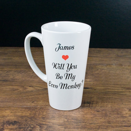 Eleanoras Love Monkey Romantic Mug MUGS