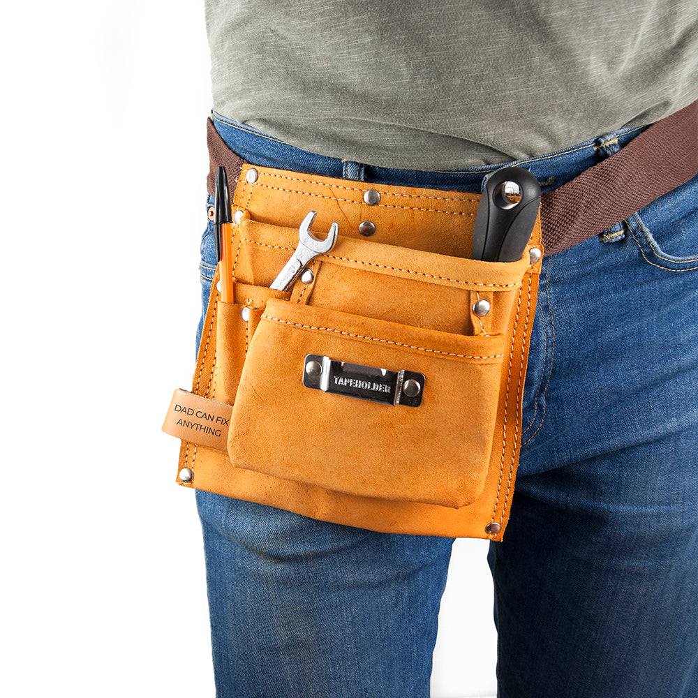 Eleanoras Personalised 6-pocket Leather Tool Belt 