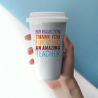 Eleanoras Thank You Teacher Personalised Travel Mug Travel Mugs