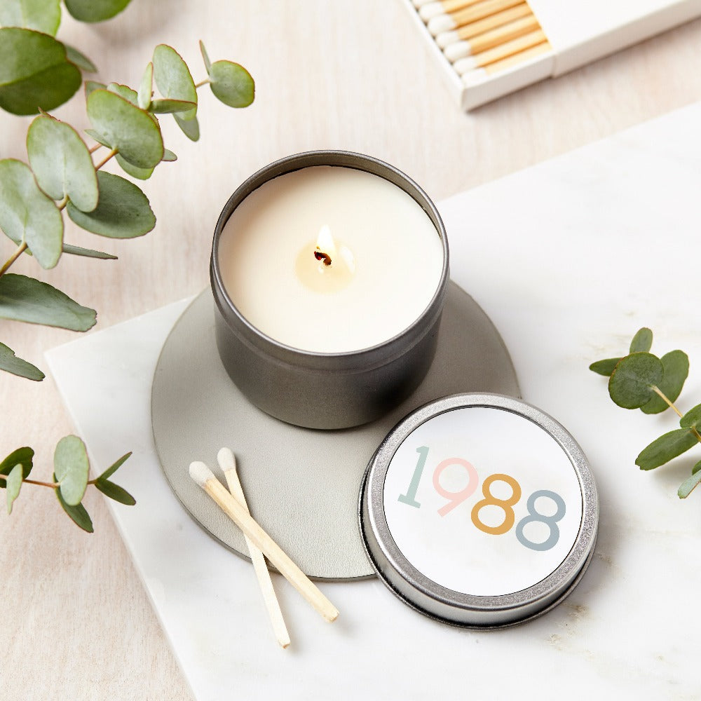 BIRTH YEAR SOY CANDLE