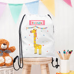 Eleanoras Personalised Children's Giraffe Waterproof Swim Bag Swim / Kit Bags