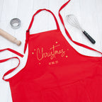 Eleanoras Personalised Christmas At Linen Apron Aprons