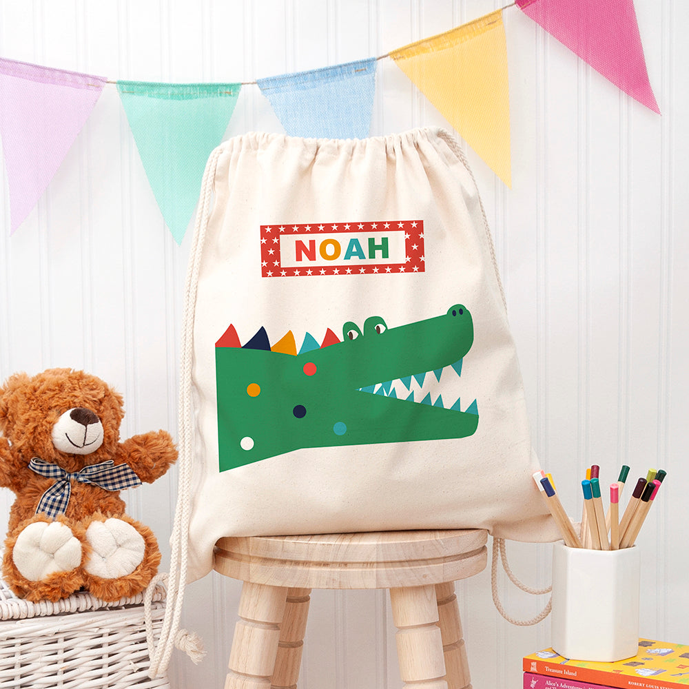 Eleanoras Personalised Crocodile PE Kit Bag PE Kit Bags